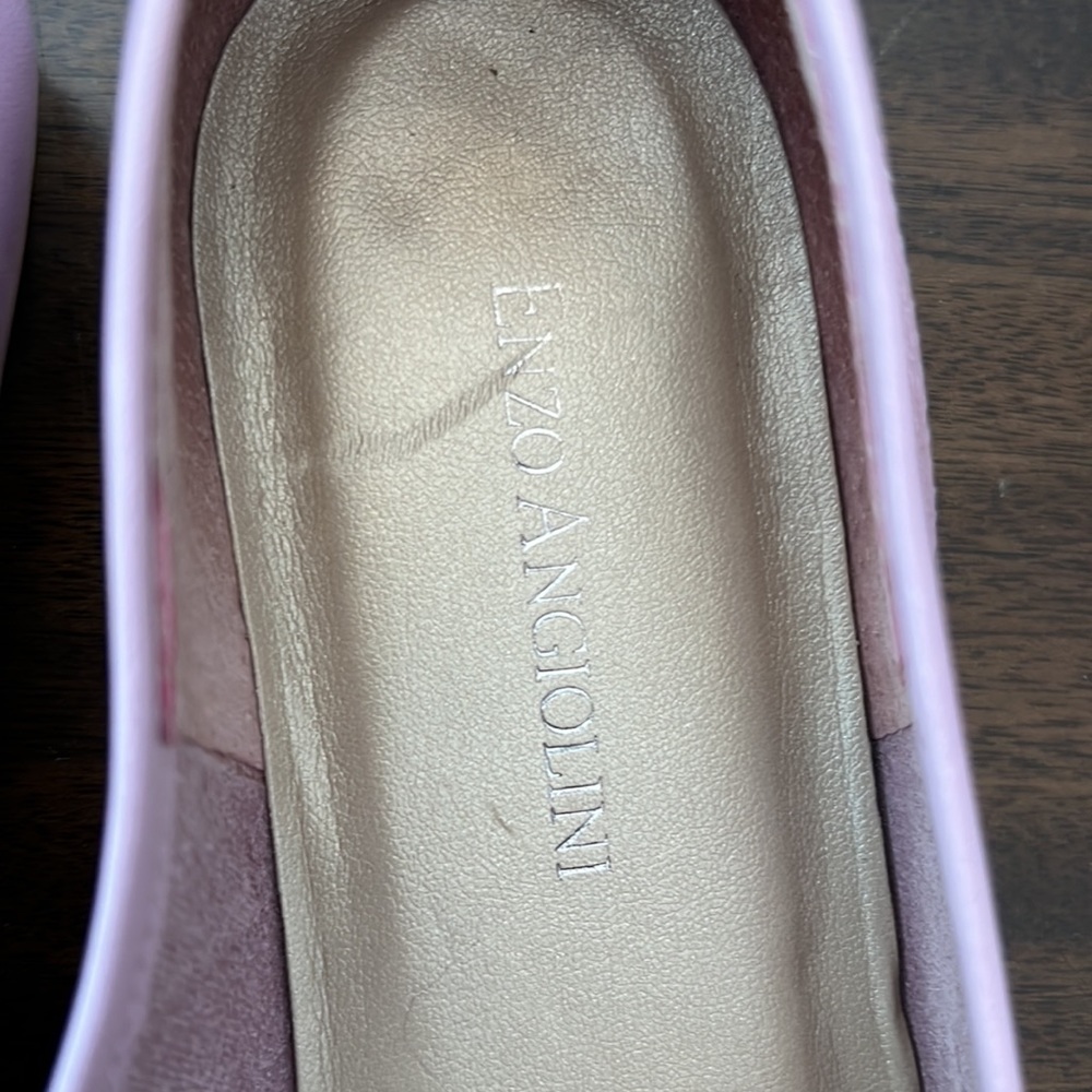 Gorgeous Light Mauve Enzo Angioloni Leather Shoes, Size 6M - Picture 3 of 13